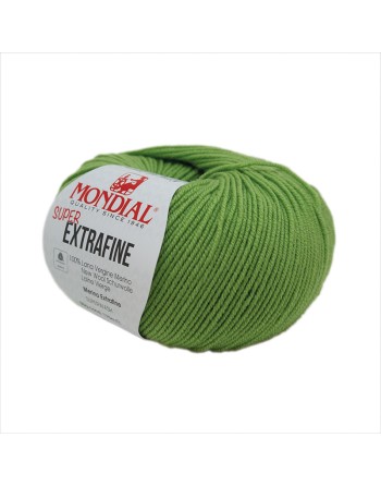 Lana Extrafine Verde mela 158