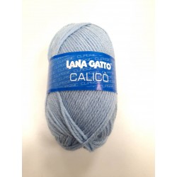 LANA GATTO Calico' Confezione 10 GOMITOLI 50% Merinos 50% Acrilico Made in  Italy 12930 Grigio Chiaro 